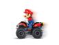 CARRERA Mario Kart Spielzeug-Quad mit Mario-Spielfigur in Bewegung
