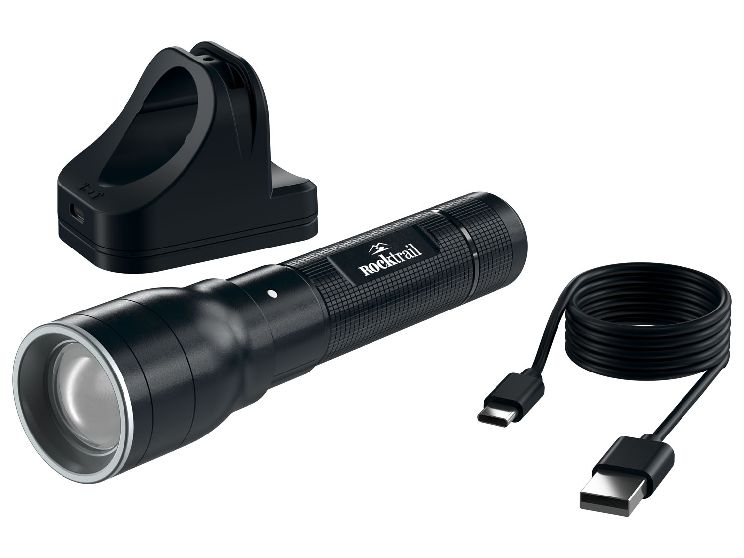 Preisvergleich für Rocktrail Akku-LED-Taschenlampe, 1000 lm, aus  Kunststoff, GTIN: 4055329007724 | Ladendirekt