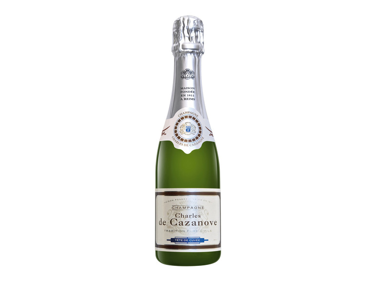 Sansibar Champagner de brut Charles 0,375-l-Flasche, Champagner Cazanove