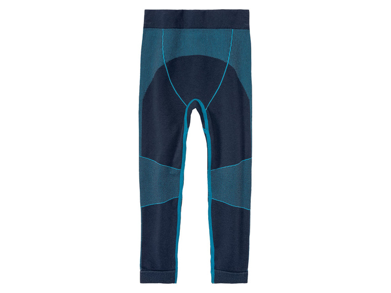 Dunkelblaue Thermo-Unterwäsche mit blauen Akzenten.