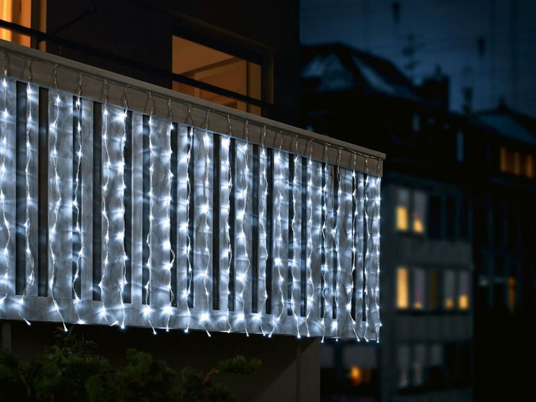 Gehe zu Vollbildansicht: LIVARNO home LED-Lichtervorhang, 220 LEDs - Bild 6