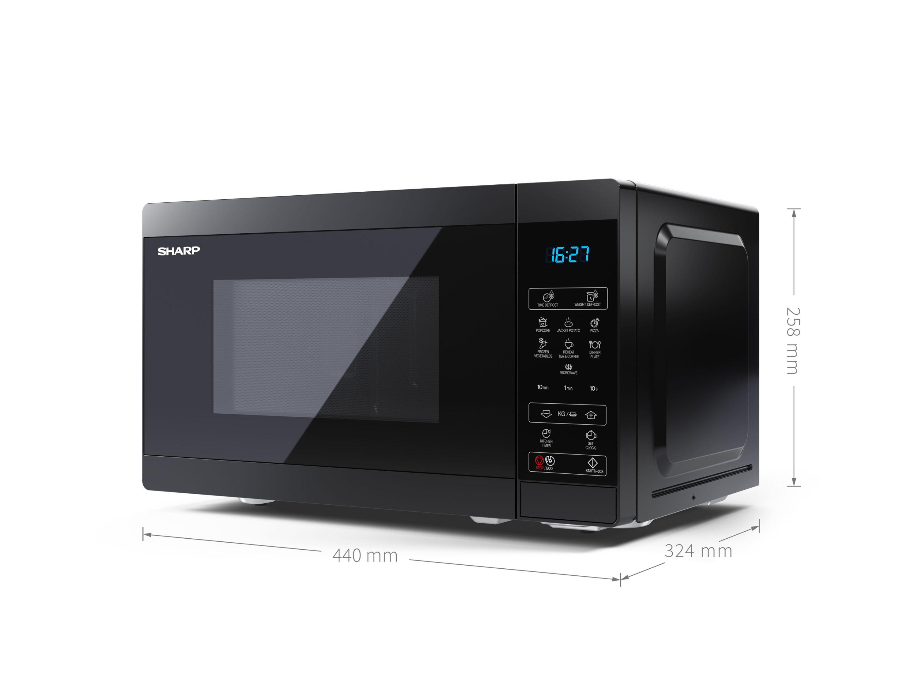 Thumbnail - Sharp Mikrowelle »YC-MS02E-B«