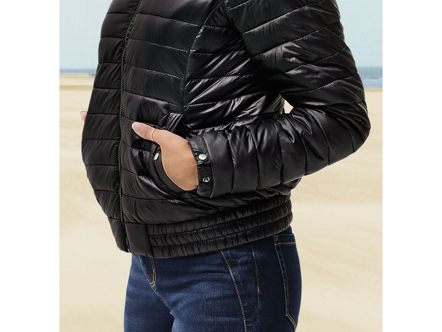 Thumbnail - esmara® Damen Jacke Lightweight (Schwarz, M (40/42))