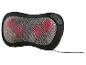 Schwarzes Massagekissen mit roten Lichtern und Bedienfeld.
