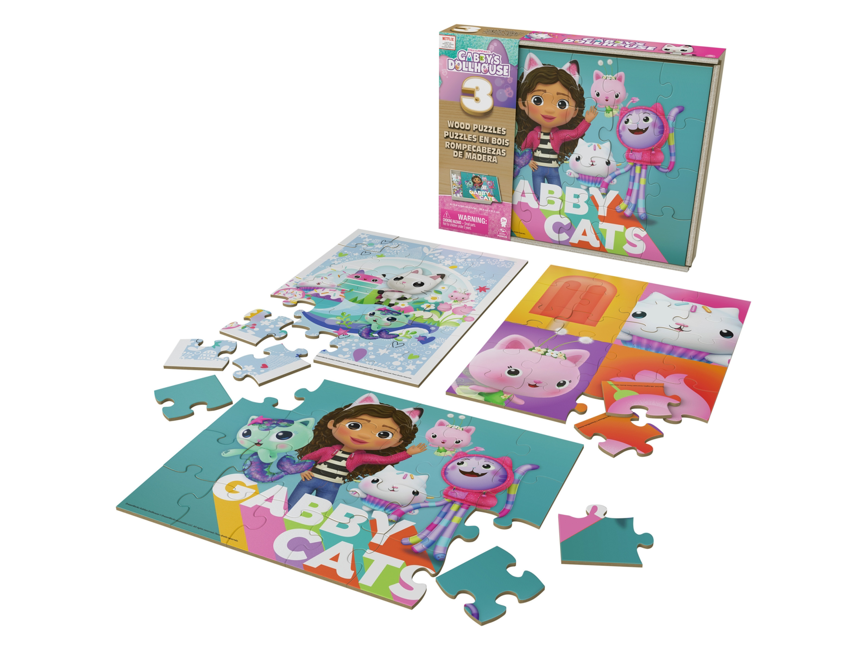 Thumbnail - Spinmaster Holzpuzzle (Gabby's DollHouse)