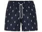 Blaue Badehose mit Hummer-Muster