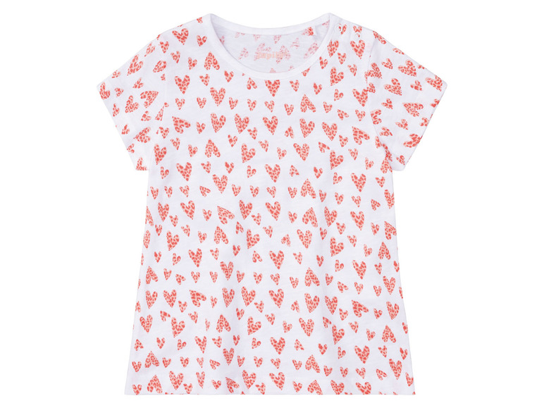 Gehe zu Vollbildansicht: lupilu® Kleinkinder Mädchen T-Shirts, 2 Stück, aus reiner Baumwolle - Bild 13