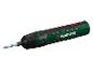 Ein grüner Parkside Schraubendreher mit einem Bit.