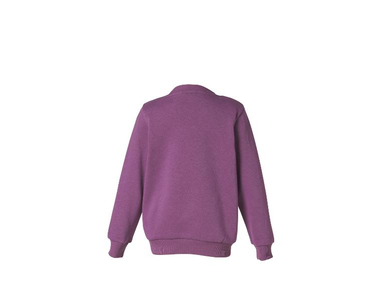 Lila Damen-Sweatshirt, Rückansicht