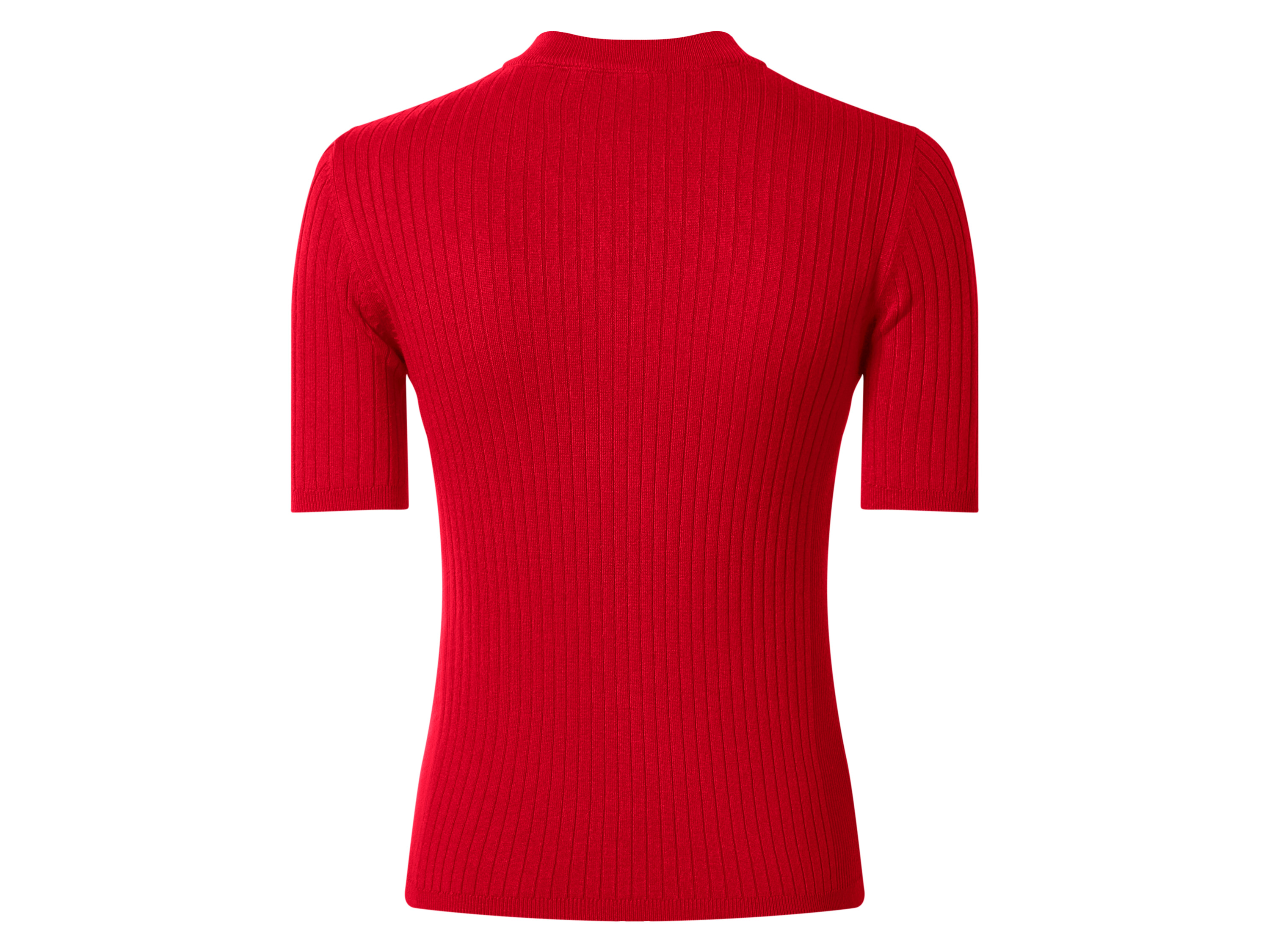 Thumbnail - esmara® Damen Pullover Feinstrick halbarm (Rot, S(36/38))