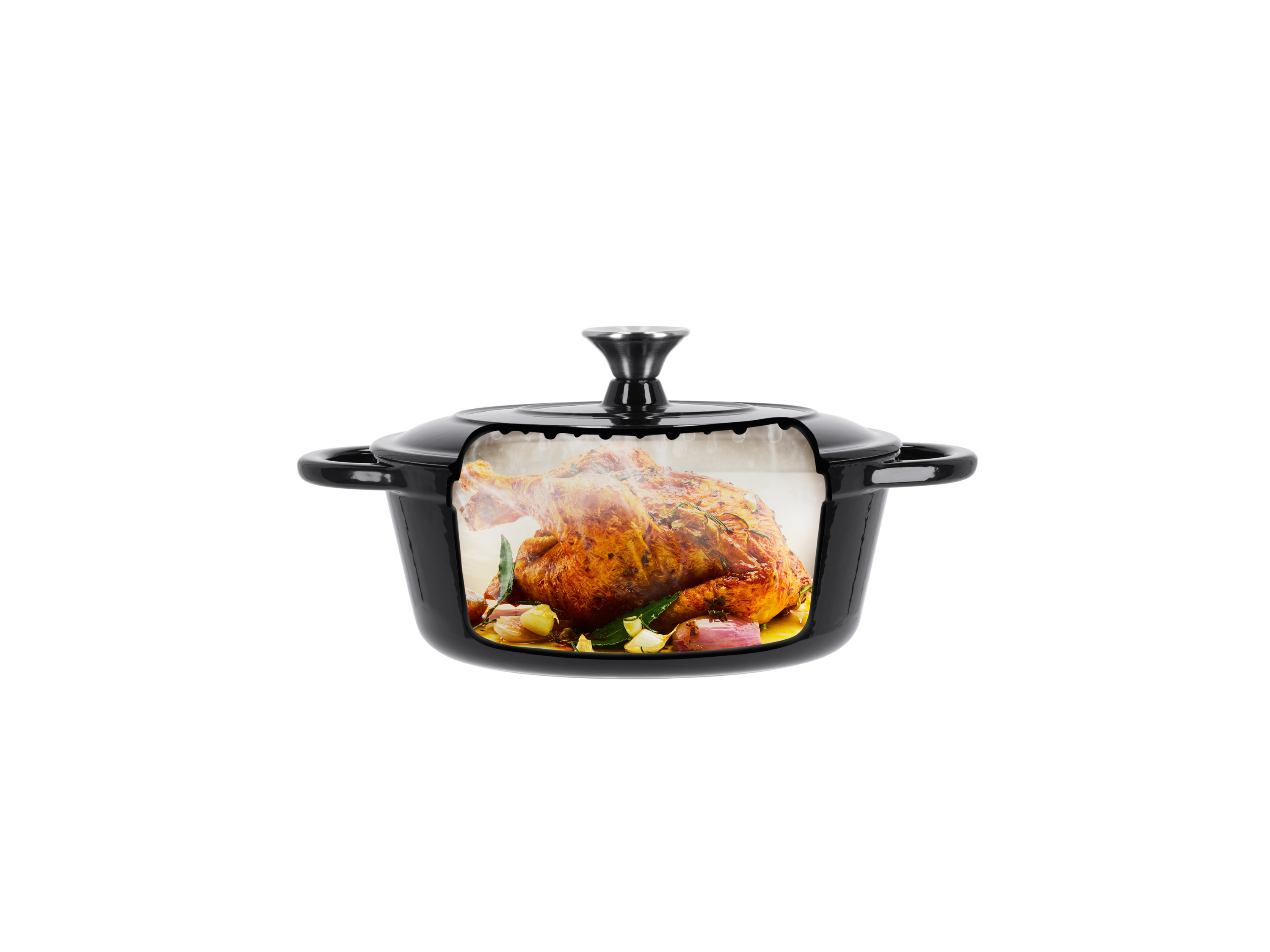 Thumbnail - SILVERCREST® Bräter Gusseisen 25 cm / 3,0 Liter (Schwarz)