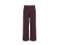 Damen-Hose mit weitem Bein und Bundfalten in Bordeaux.