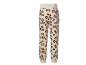 Kinder-Jogginghose in Creme mit Blumenmuster