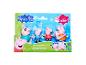 Peppa Pig Familien-Actionfiguren mit Baby Evie in Verpackung.