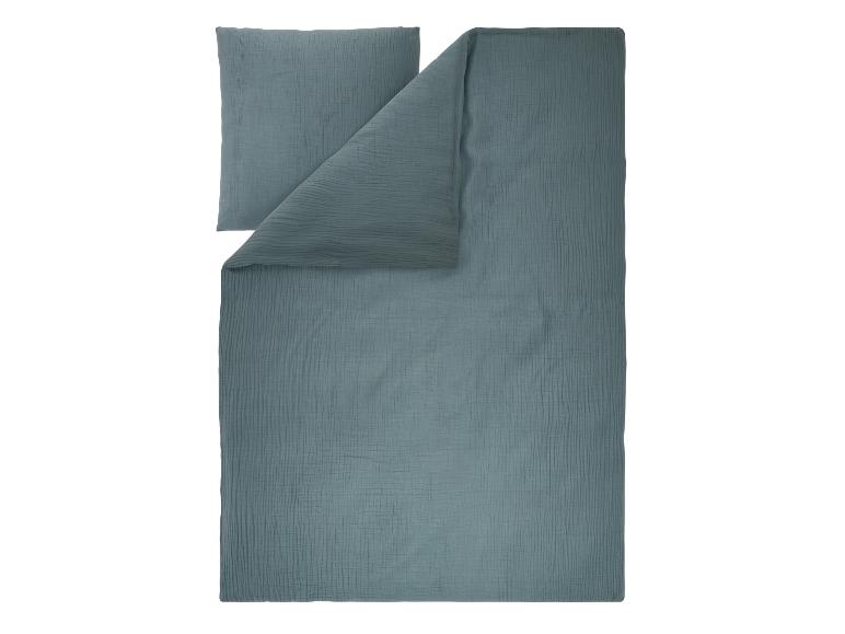 LIVARNO® Musselin-Bettwäsche, 155 x 220 cm