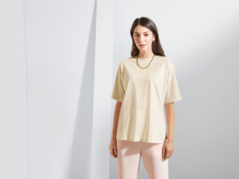 Gehe zu Vollbildansicht: esmara Damen Longshirt, weit geschnitten, mit überschnittenen Schultern - Bild 10