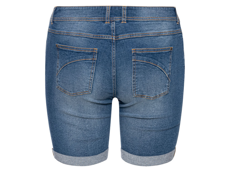 Gehe zu Vollbildansicht: esmara® Damen Jeansshorts mit hohem Baumwollanteil, im 5-Pocket-Style - Bild 3