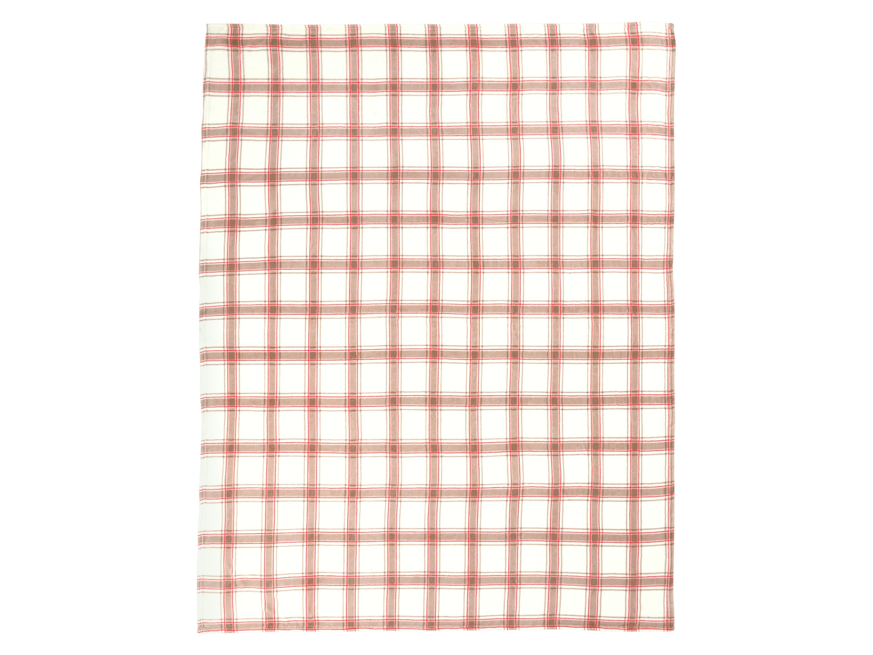 Thumbnail - LIVARNO® Kuscheldecke 250gsm 180 x 220 cm (beige/rot)