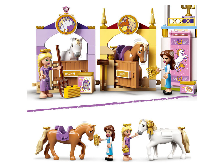 »Belles Ställe« Princess™ 43195 Rapunzels königliche und LEGO® Disney