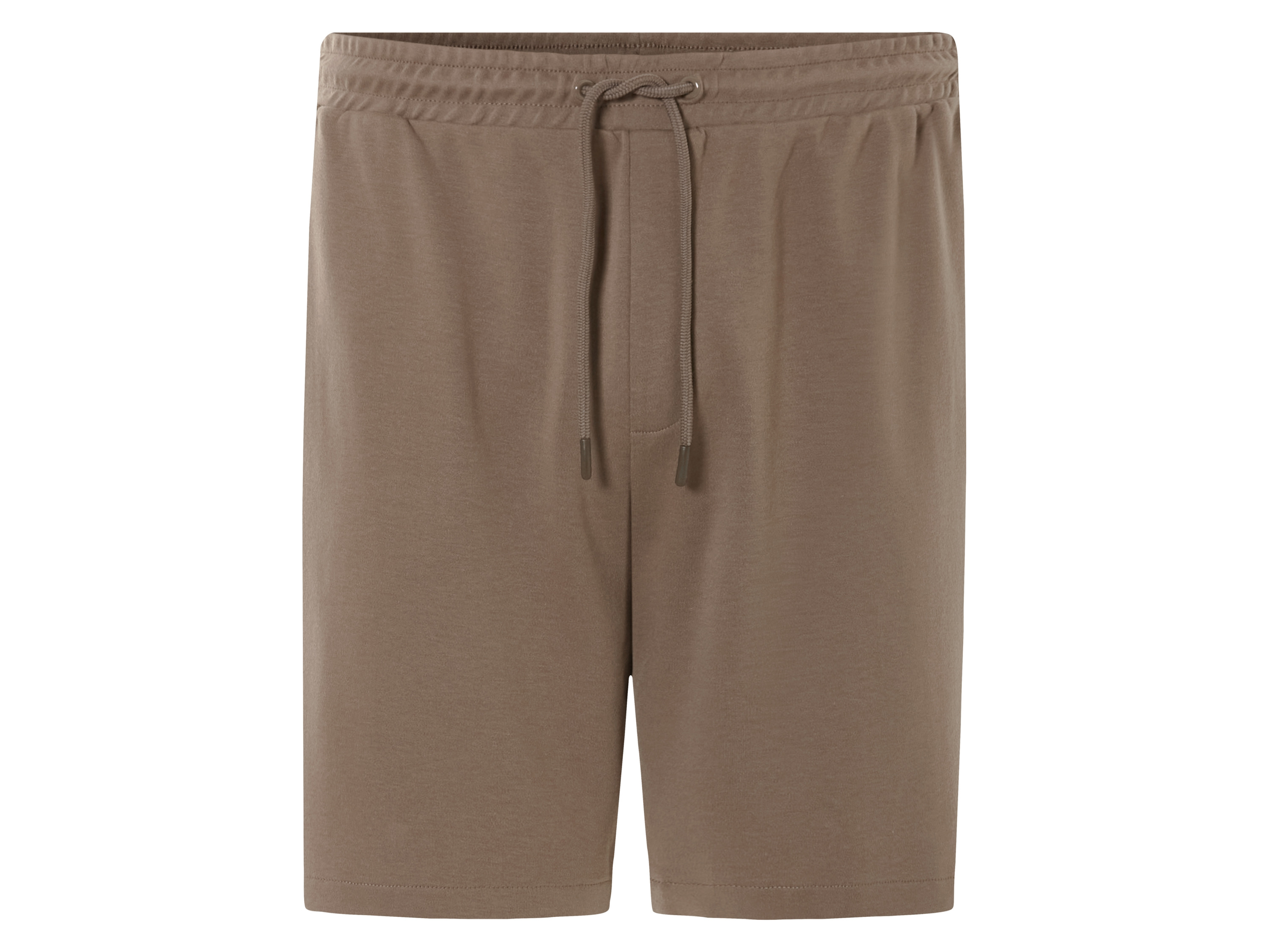 LIVERGY® Herren Sweatshorts (Braun, XL (56/58))““ | Gummizugbund und Kordel Leger geschnitten Produktmerkmale tabletd Farbe: beige, braun, navy Muster: – Detail: seitliche Eingrifftaschen, aufgesetzte Gesäßtasche