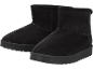 Schwarze Damen-Winterstiefel aus Wildleder