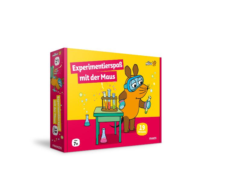 Wissenschaftliche Experimentierbox für Kinder mit der Maus, Alter 7+, 19 Experimente.