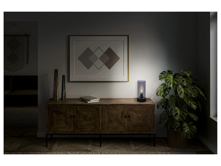 Gehe zu Vollbildansicht: LIVARNO home LED-Tischleuchte, mit Rauchglas, 4,2 W - Bild 6