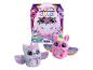Hatchimals Alive Pufficorn Spielzeug mit Überraschungsei und zwei Plüschfiguren.