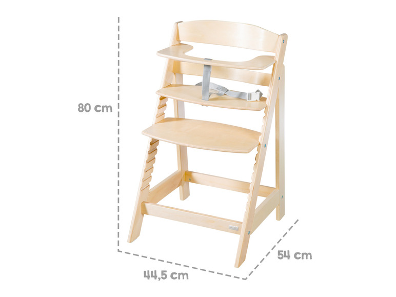 Gehe zu Vollbildansicht: roba Hochstuhl »Sit Up«, Treppenhochstuhl aus Holz - Bild 101