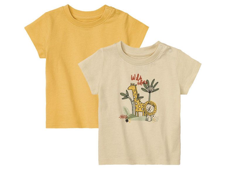 Gehe zu Vollbildansicht: lupilu® Baby T-Shirts, 2 Stück, aus reiner Bio-Baumwolle - Bild 7