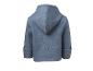 Blaue Kinderjacke mit Kapuze, Rückansicht