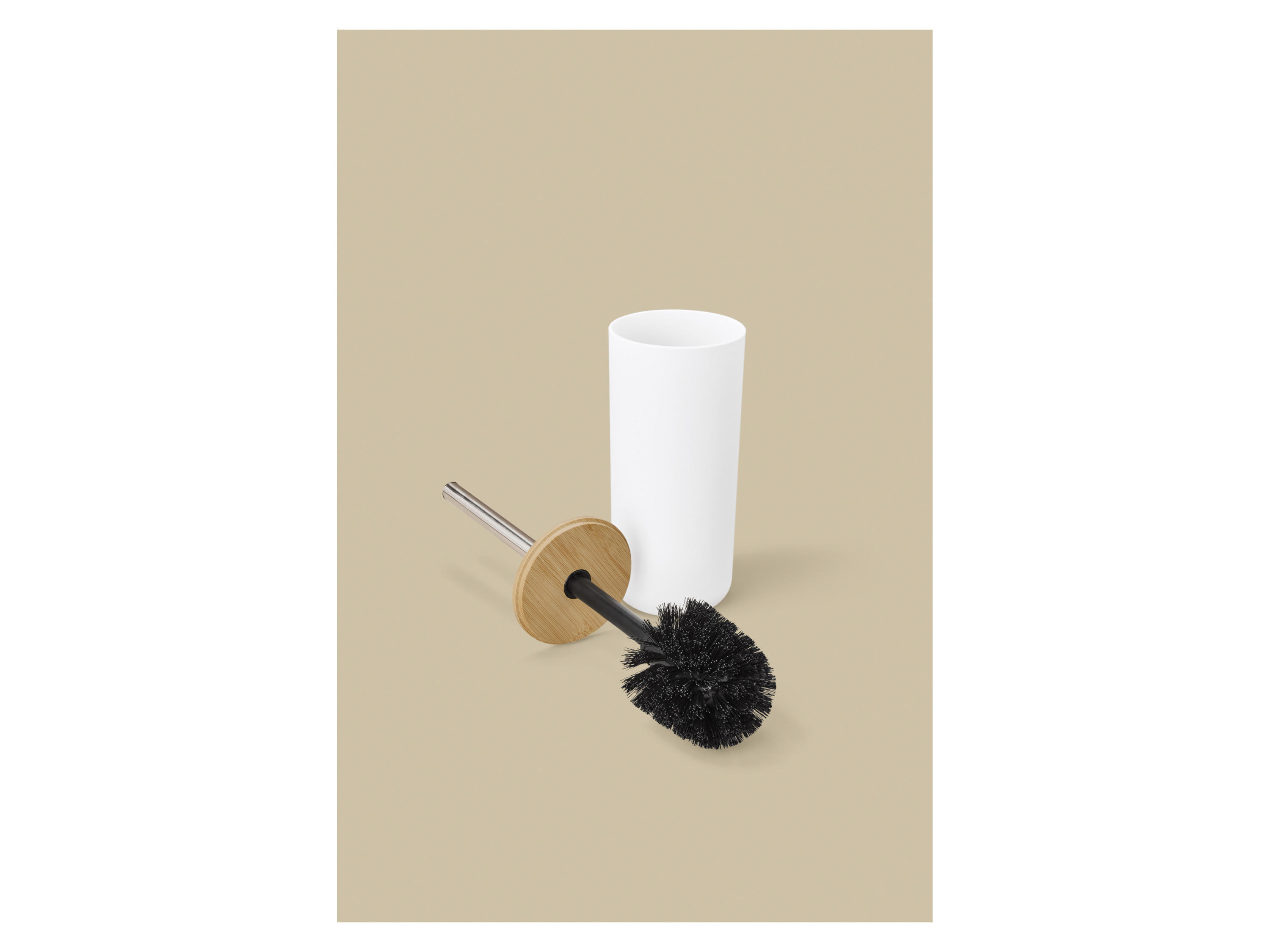 LIVARNO® WC-Bürste / Kosmetiktücherbox / Aufbewahrungsbox Bambus (Toilettenbürste) – Bild 2 von 4