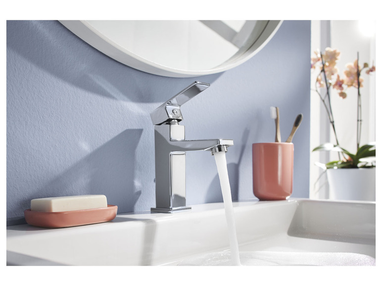 Gehe zu Vollbildansicht: LIVARNO home Waschtisch-Armatur mit Wassersparfunktion - Bild 3