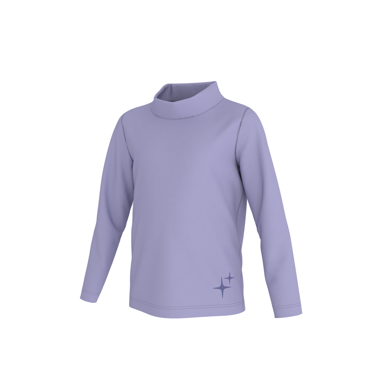 LUPILU® Kinder-Thermo-Langarmshirts (navy/lila, 110/116) – Bild 4 von 4