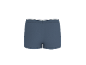 Marineblaue Herren-Boxershorts mit weißem und blauem Gummiband