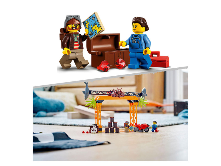 Gehe zu Vollbildansicht: LEGO® City 60342 »Haiangriff-Stuntchallenge« - Bild 5