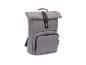 Grauer Fillikid Rucksack mit Rollverschluss und schwarzer Schnalle