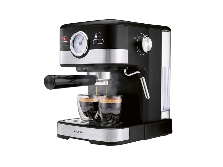 Gehe zu Vollbildansicht: SILVERCREST® Espressomaschine Siebträger »SEM 1100 C5«, 1100 W - Bild 2