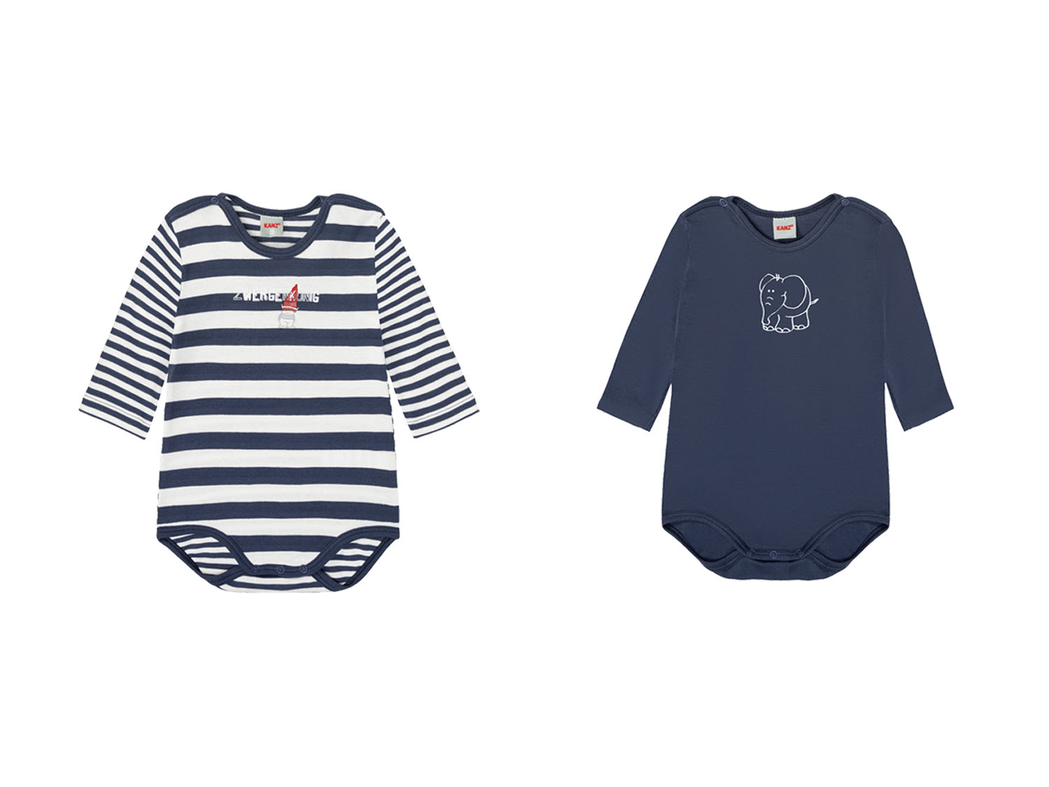 KANZ Baby Body 2er (Blau, 74) | 04062108288038