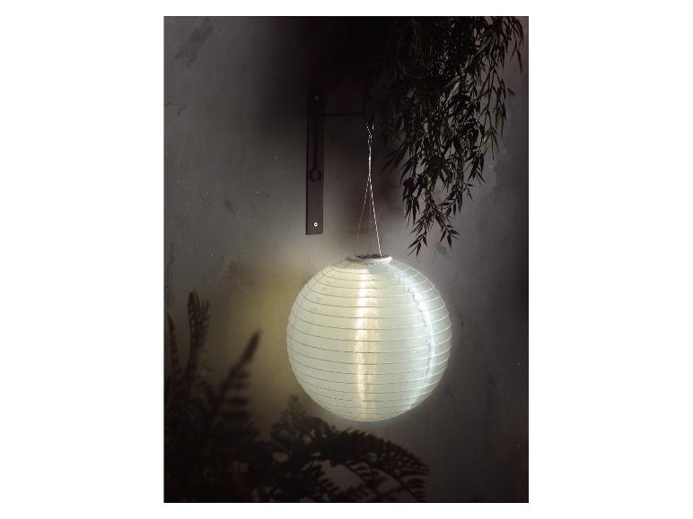 Hängende Solarlaterne, Papier-Stil, Außenbeleuchtung.