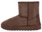 Braune Wildleder-Winterstiefel mit dicker Sohle