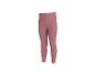 Rosa gestrickte Kinderleggings, Vorderansicht.