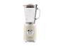 Cremefarbener SILVERCREST Standmixer mit Chromelementen und Glaskrug.