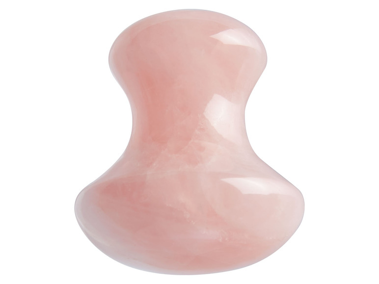 Rosa Quarz Massagewerkzeug für Gesicht und Körper.