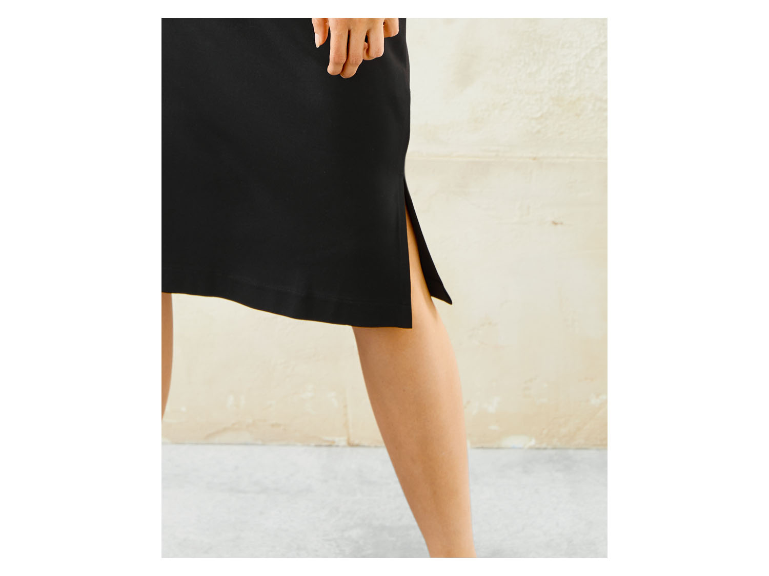 Thumbnail - esmara® Damen Kleid Punto Di Roma (Schwarz, M(40/42))