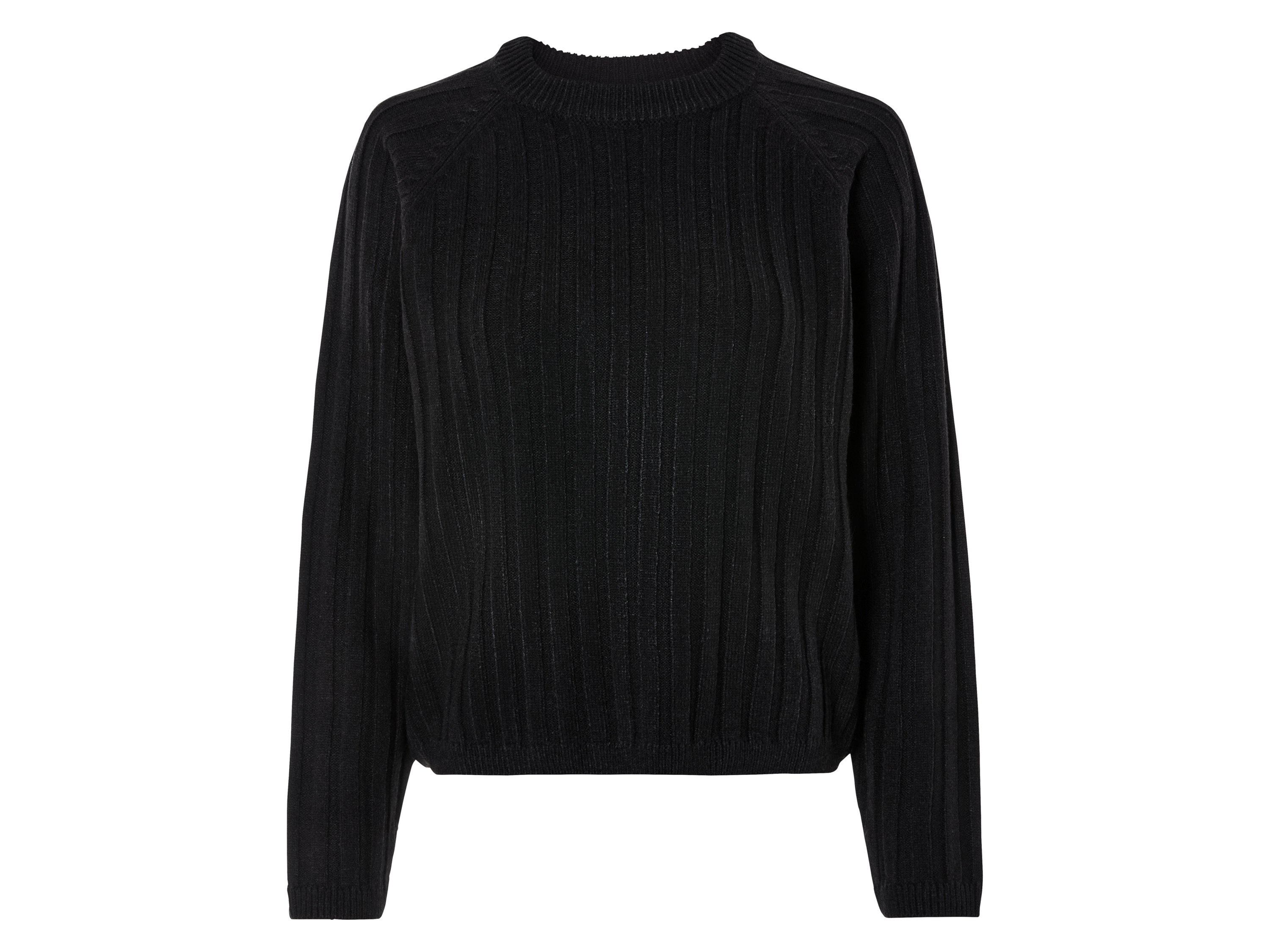 esmara® Damen Pullover Strick (Schwarz, L(44/46)) | 04335814074524