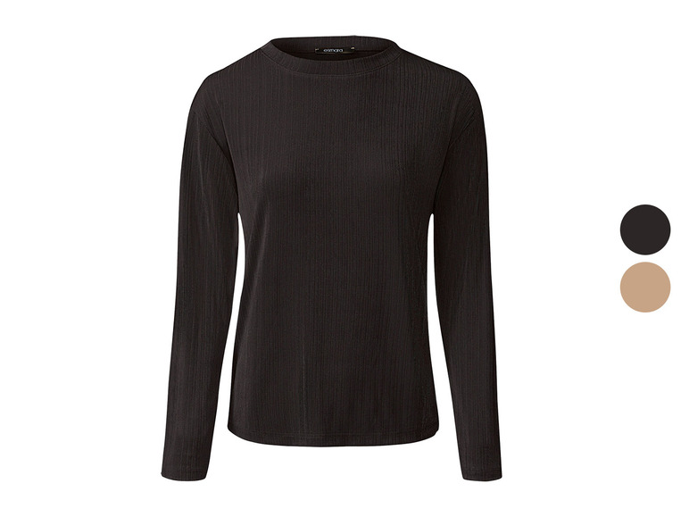 Gehe zu Vollbildansicht: esmara® Damen Pullover mit festlichem Glitzereffekt - Bild 1