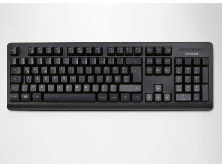 SILVERCREST® Tastatur, mit USB-Nano-Empfänger kabellos