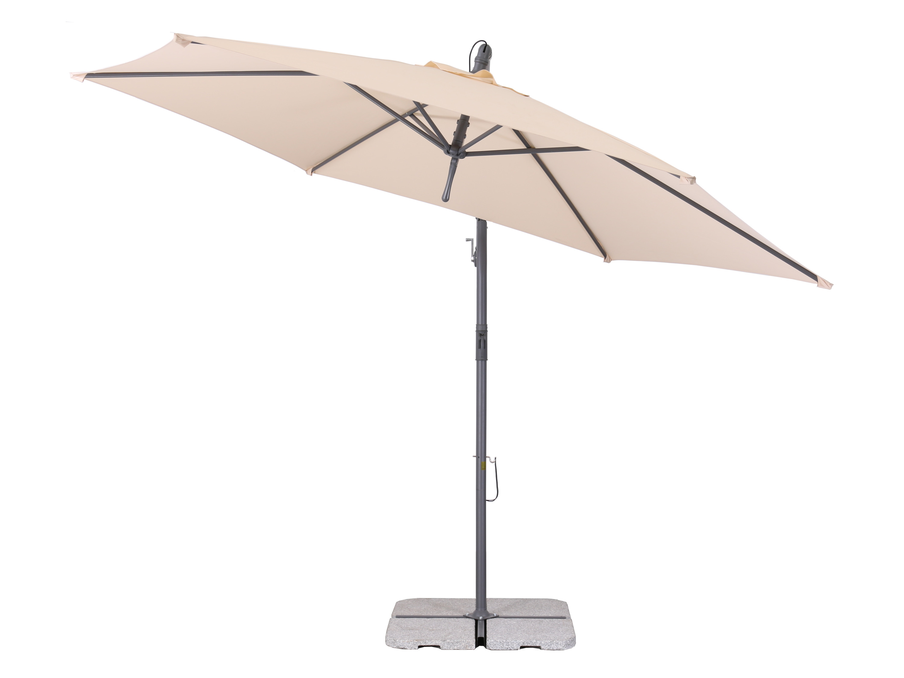 Thumbnail - Schneider Sonnenschirm »Palmera 300«, inkl. Schutzhülle (Natur)