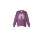 Lila Kinder-Sweatshirt mit Pailletten-Regenbogen